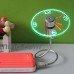 USB LED Clock Fan Creative Adjustable Desktop Fan for Laptop and PC-Green Light (Clock Fan) - B077G2JPZ3